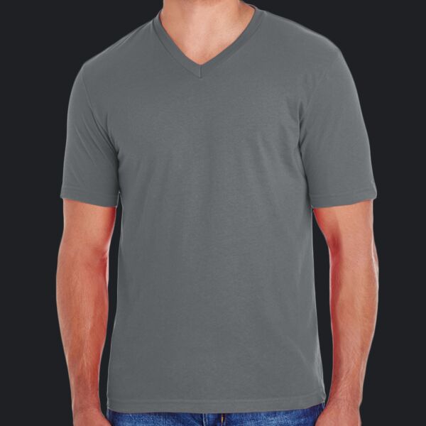 Unisex Fine Jersey Classic V-Neck Tee Thumbnail