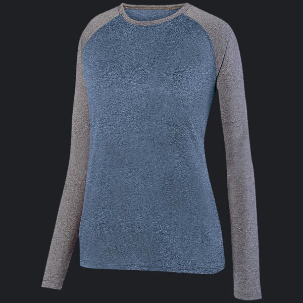 Women's Kinergy Two Color Long Sleeve Raglan T-Shirt Thumbnail