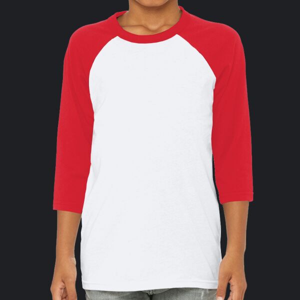 Youth Three-Quarter Sleeve Baseball T-Shirt Thumbnail