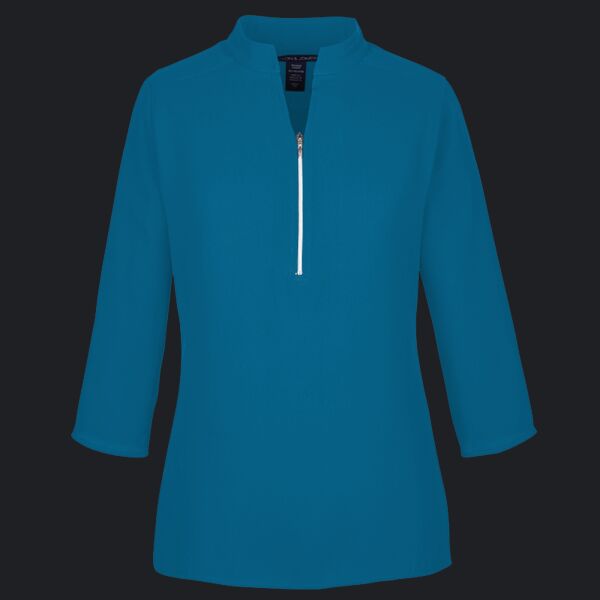 Ladies' Perfect Fit™  Three-Quarter Sleeve Crepe Tunic Thumbnail