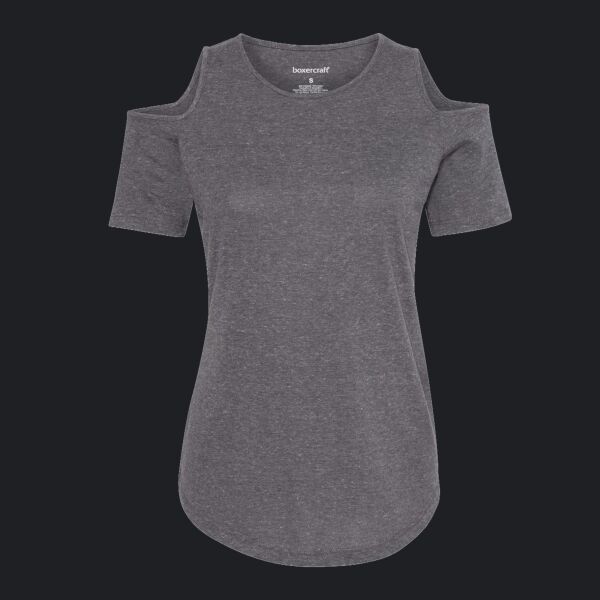Women's Cold Shoulder T-Shirt Thumbnail