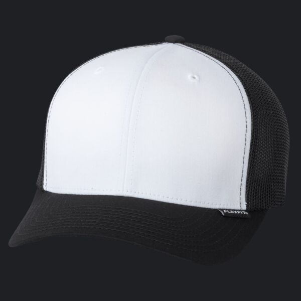 Flexfit Trucker Mesh with White Front Panels Cap Thumbnail