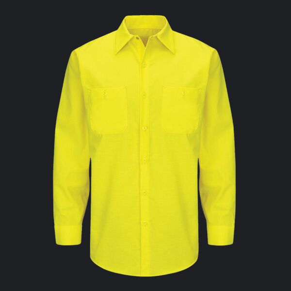 Men's Enhanced & Hi-Visibility Long Sleeve Work Shirt Thumbnail