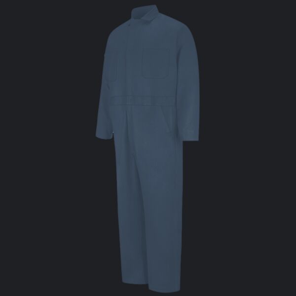 Men's Extended Sizes Button-Front Cotton Coveral Thumbnail