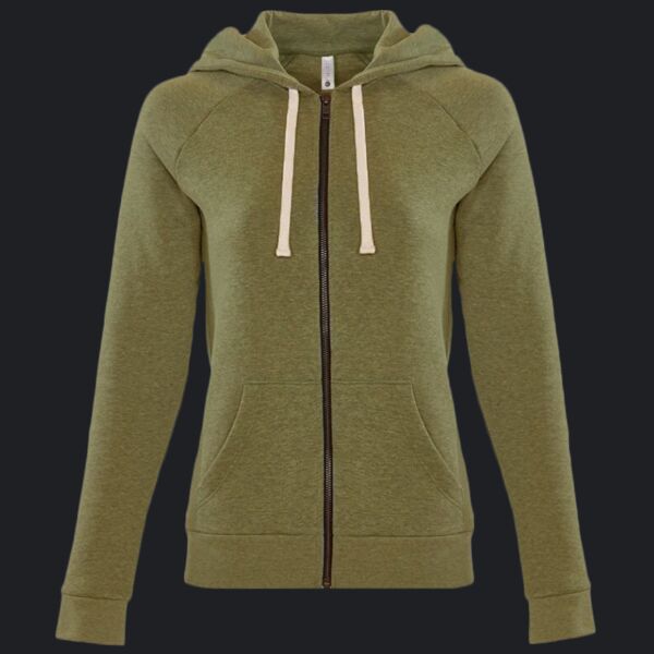 Women's Malibu Raglan Full-Zip Hoodie Sweatshirt Thumbnail