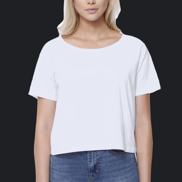 Ladies' Boxy Cotton T-Shirt Thumbnail