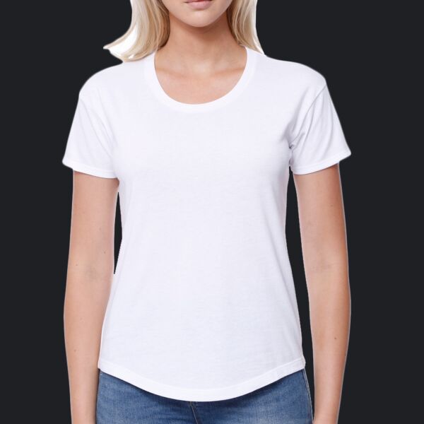 Ladies' CVC Melrose High Low T-shirt Thumbnail