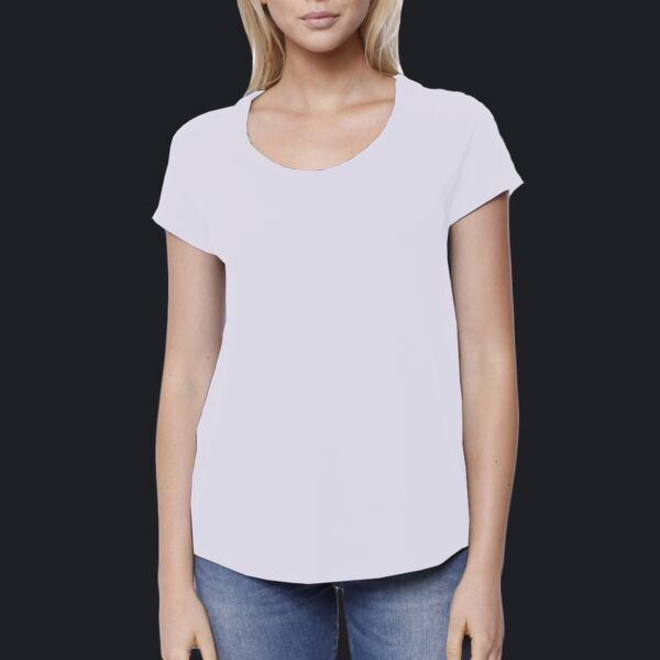 Ladies' CVC Loose Short-Sleeve Raglan Thumbnail