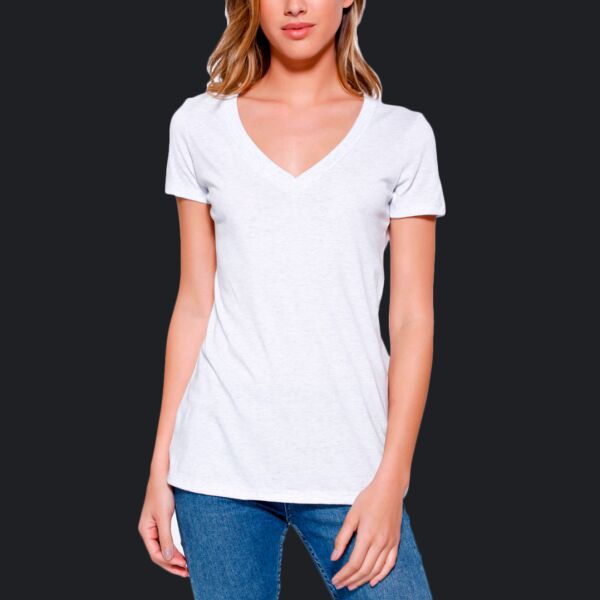 Ladies' Triblend V-Neck T-Shirt Thumbnail