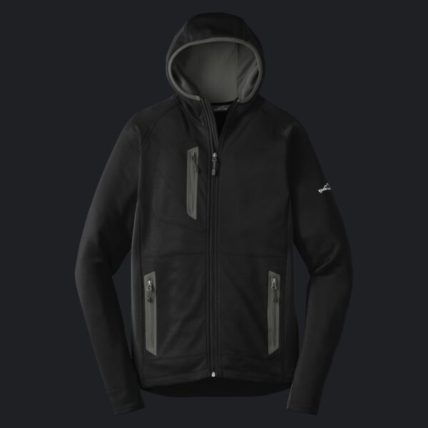 Sport Hooded Full Zip Fleece Jacket Thumbnail