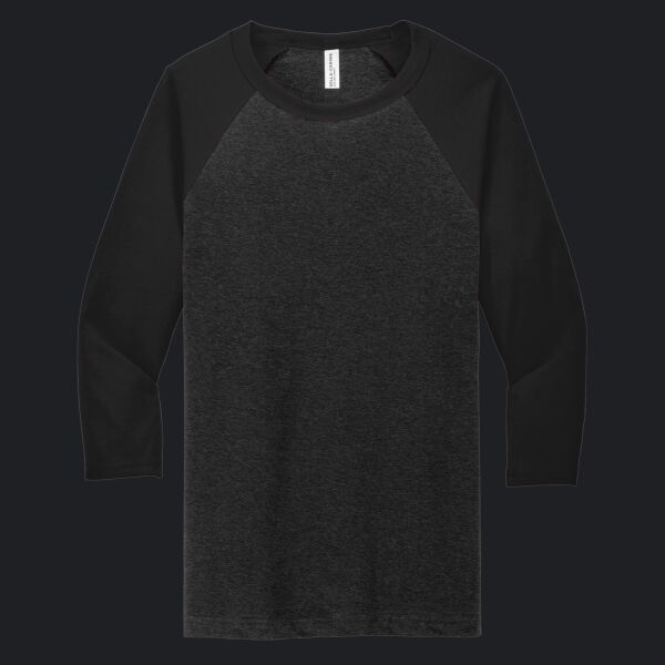 Unisex 3/4 Sleeve Baseball Tee Thumbnail