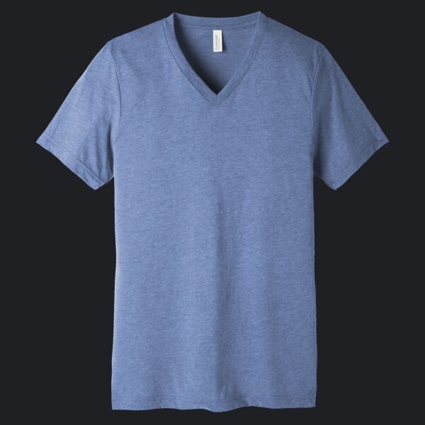 Unisex Triblend Short Sleeve V Neck Te Thumbnail