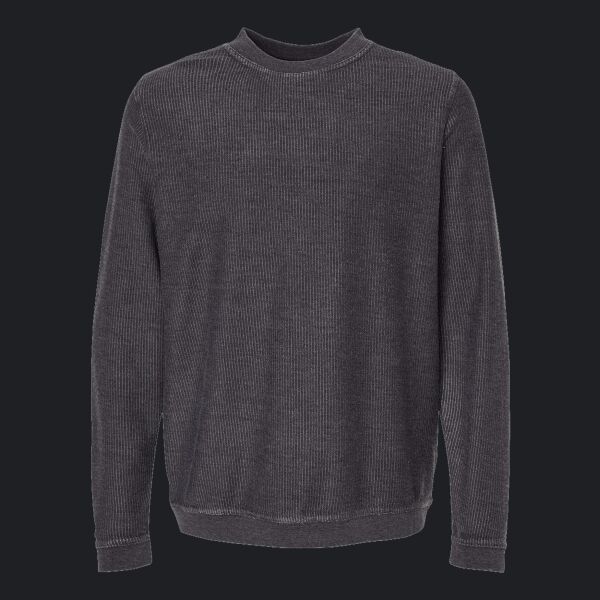 Unisex Corded Crewneck Sweatshirt Thumbnail