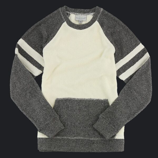 Women's Cozy Contrast Fleece Crewneck Pullover Thumbnail
