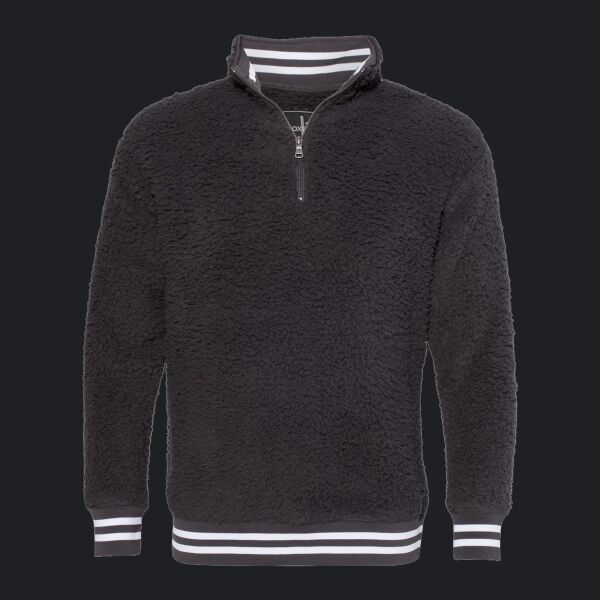 Unisex Varsity Sherpa Quarter-Zip Pullover Thumbnail