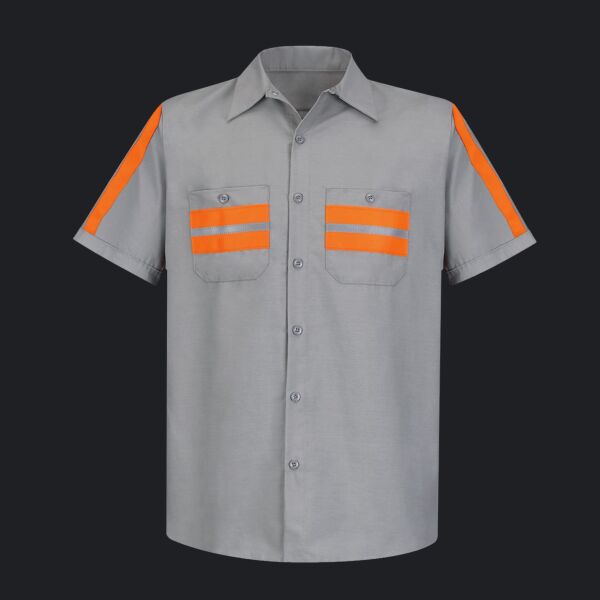 Men's Enhanced Visibility Industrial Work Shirt Thumbnail