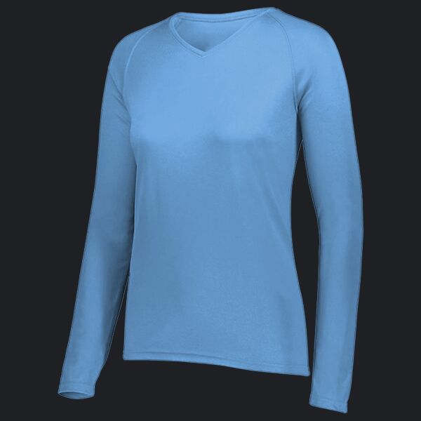 Ladies' Attain Wicking Long-Sleeve T-Shirt Thumbnail