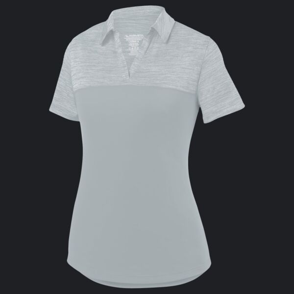 Ladies' Shadow Tonal Heather Polo Thumbnail