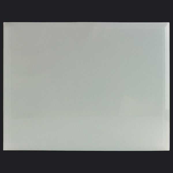 ColorLyte Photo Glass, 11"x 14"x .20 " Frosted White Flat with .5" Beveled, Rounded Edges Thumbnail