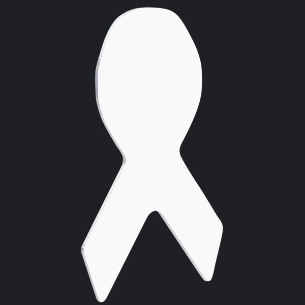 Awareness Ribbon Aluminum Photo Magnet Thumbnail