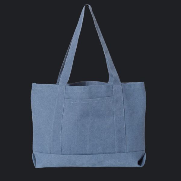 Seaside Cotton Pigment Dyed Resort Tote Thumbnail