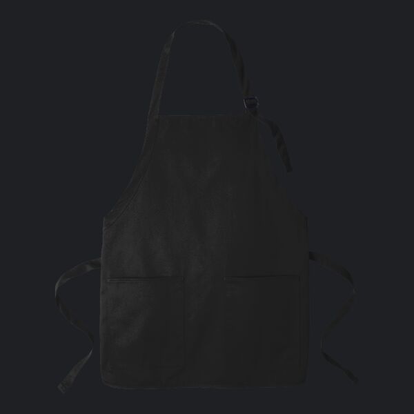 Medium Length Two Pocket Bib Apron Thumbnail