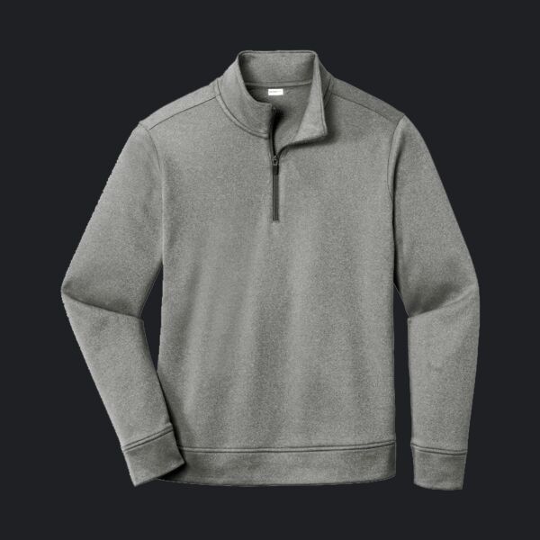 PosiCharge ® Sport Wick ® Heather Fleece 1/4 Zip Pullover Thumbnail
