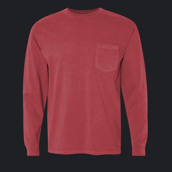 Heavyweight Ring Spun Long Sleeve Pocket Tee Thumbnail