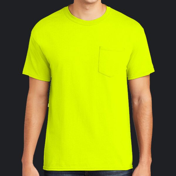 Heavy Cotton 100% Cotton Pocket T Shirt Thumbnail