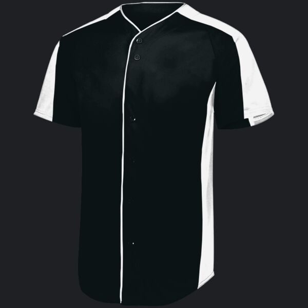 Men's Full Button Baseball Jersey Thumbnail