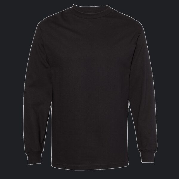 Unisex Heavyweight Cotton Long Sleeve Tee Thumbnail