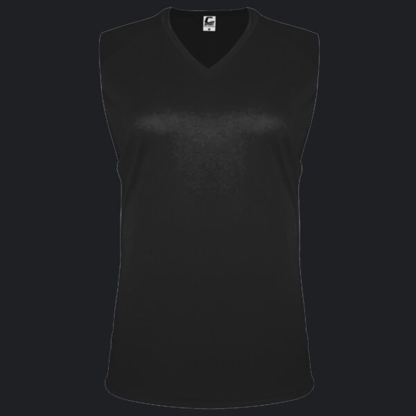 Women's Sleeveless V-Neck T-Shirt Thumbnail