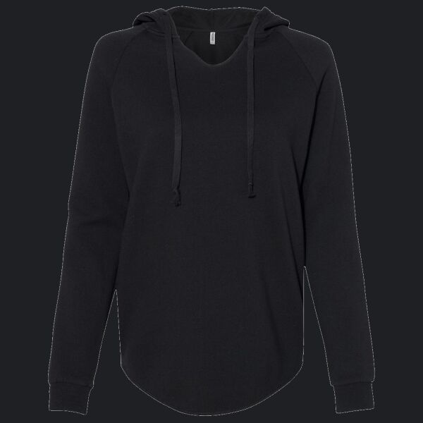 Women’s Lightweight California Wave Wash Hooded Sweatshirt Thumbnail