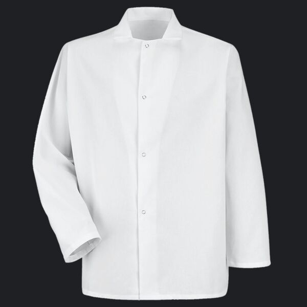 Men's Gripper-Front Short Butcher Coat Thumbnail