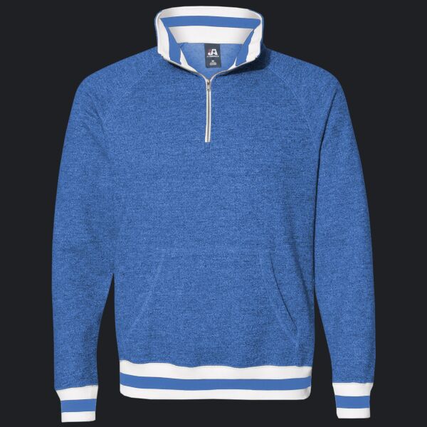 Men's Peppered Fleece Quarter-Zip Sweatshirt Thumbnail