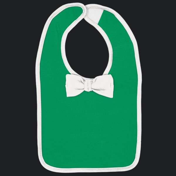 Infant Baby Rib Bow Tie Bib Thumbnail
