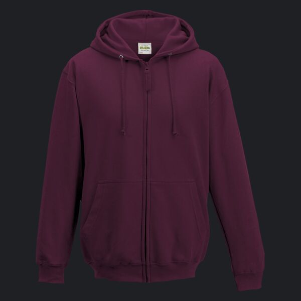 Men's Midweight College Full-Zip Hooded Sweatshirt Thumbnail