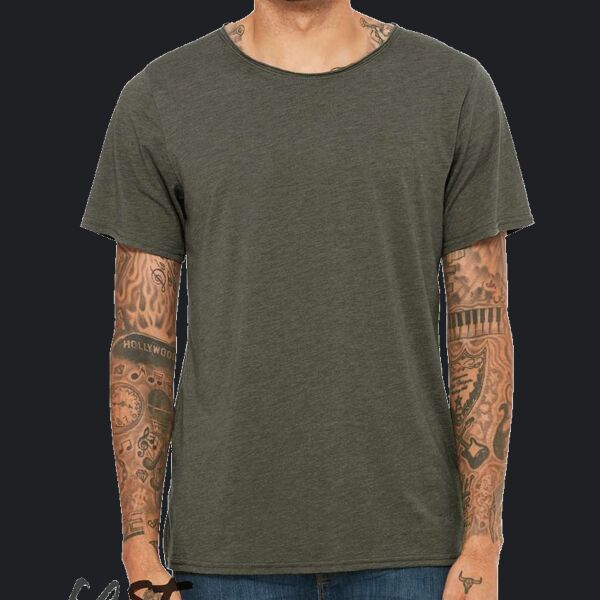 Unisex FWD Fashion Triblend Raw Neck Tee Thumbnail