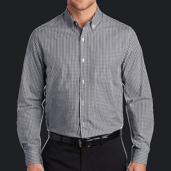 Broadcloth Gingham Easy Care Shirt Thumbnail