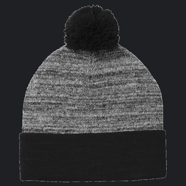 Heather Pom Pom Beanie Thumbnail