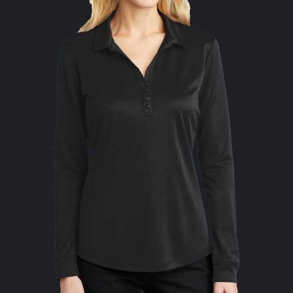 Women's Silk Touch Performance Long Sleeve Polo Thumbnail