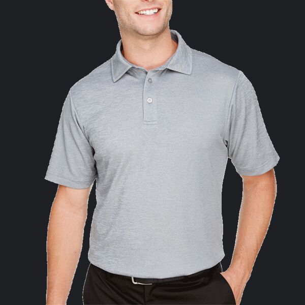 CrownLux Performance® Men's Address Melange Polo Thumbnail