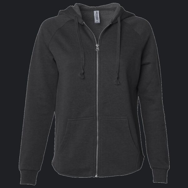 Women's California Wave Wash Full-Zip Hooded Sweatshirt Thumbnail