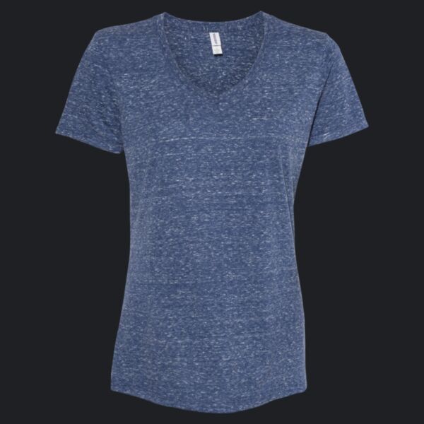 Women's Snow Heather Jersey V-Neck T-Shirt Thumbnail