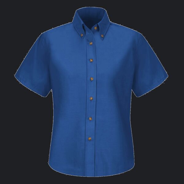 Women's Extended Sizes Poplin Dress Shirt Thumbnail