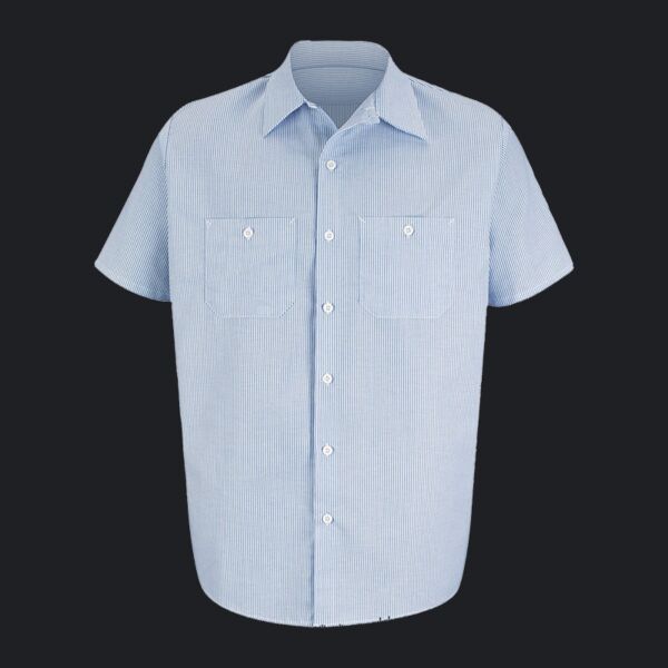 Men's Industrial Stripe Work Shirt Thumbnail