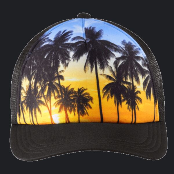 Photo Real Snapback Trucker Cap Thumbnail
