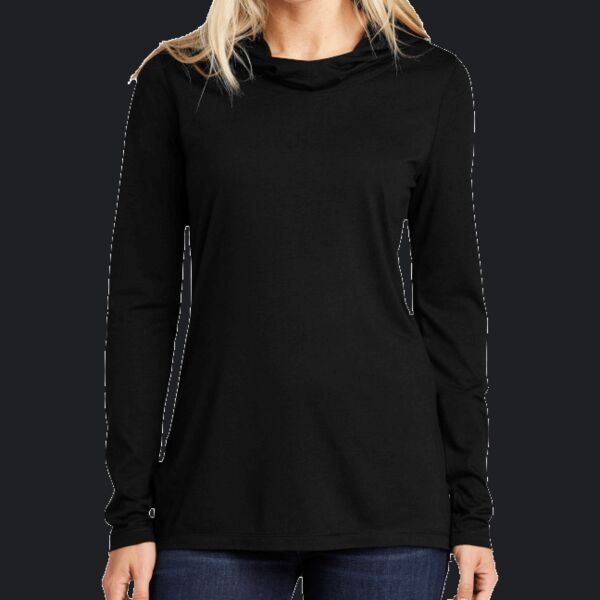 Women's PosiCharge ® Tri Blend Wicking Long Sleeve Hoodie Thumbnail