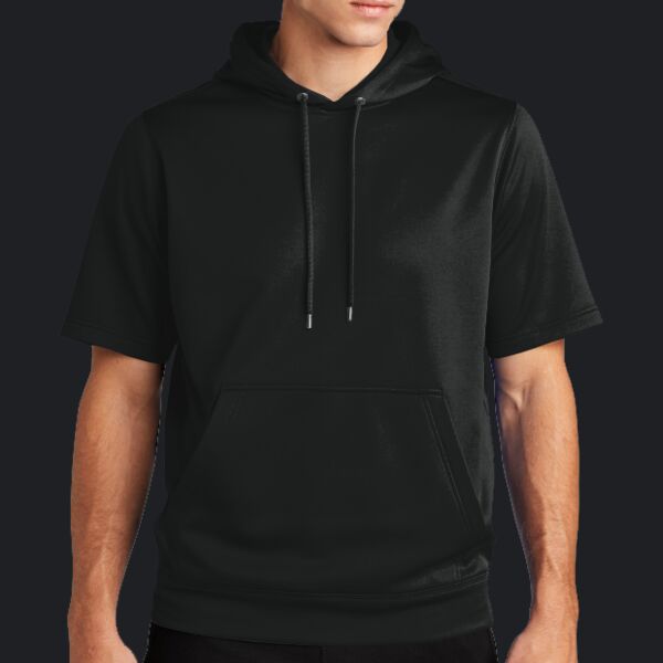 Sport Wick ® Fleece Short Sleeve Hooded Pullover Thumbnail