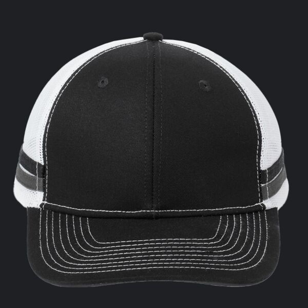 Two Stripe Snapback Trucker Cap Thumbnail
